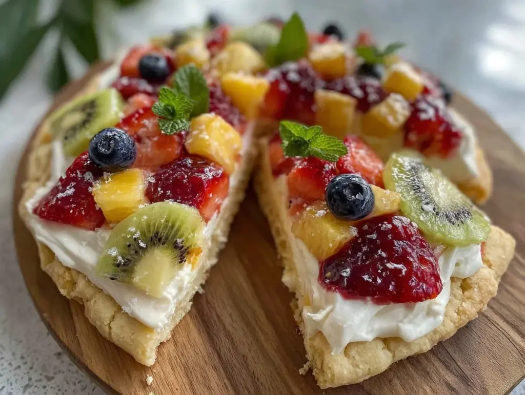 fruit pizza sugar cookies - featured image