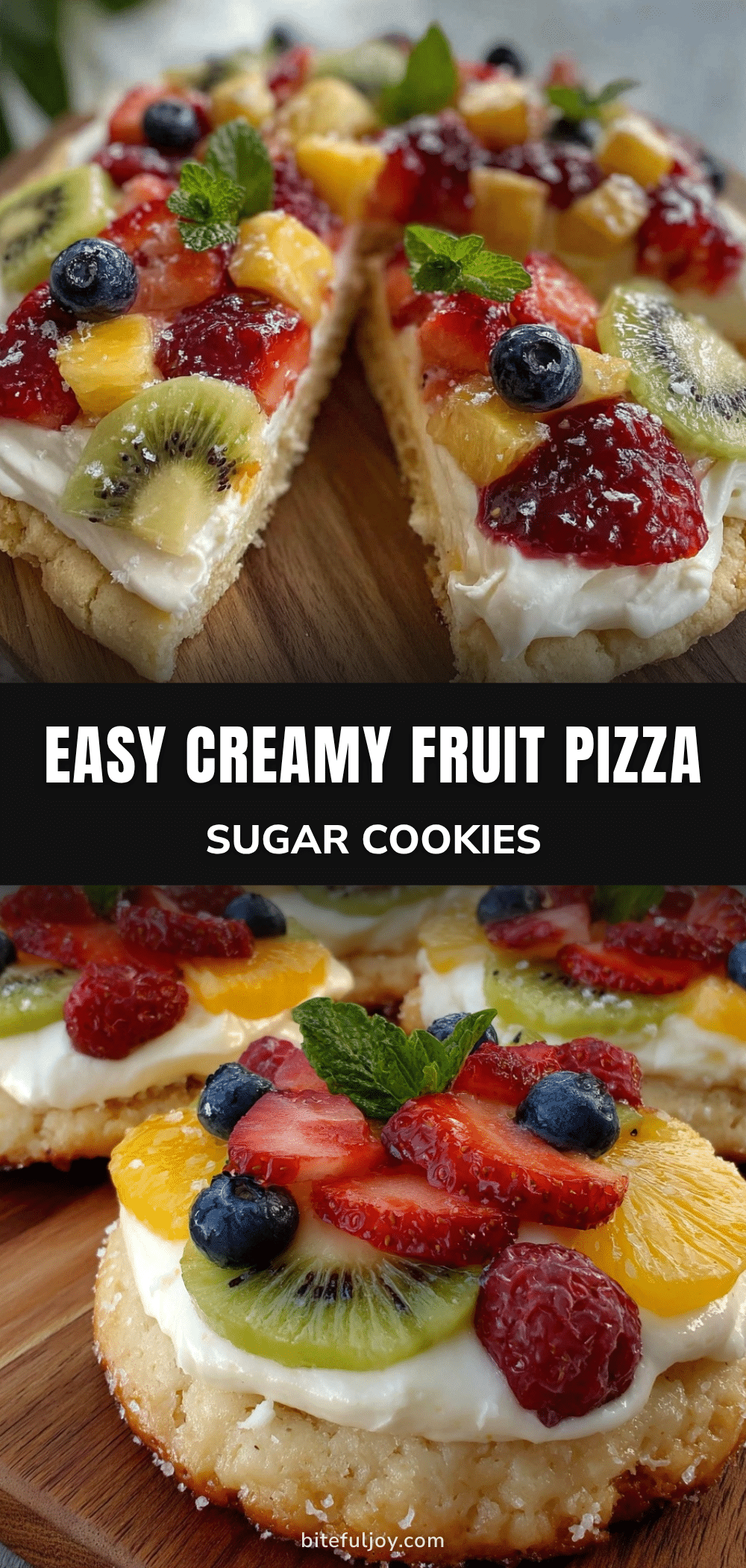 fruit pizza sugar cookies recipe