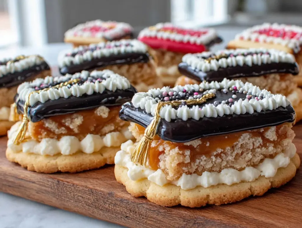graduation sugar cookies - featured image