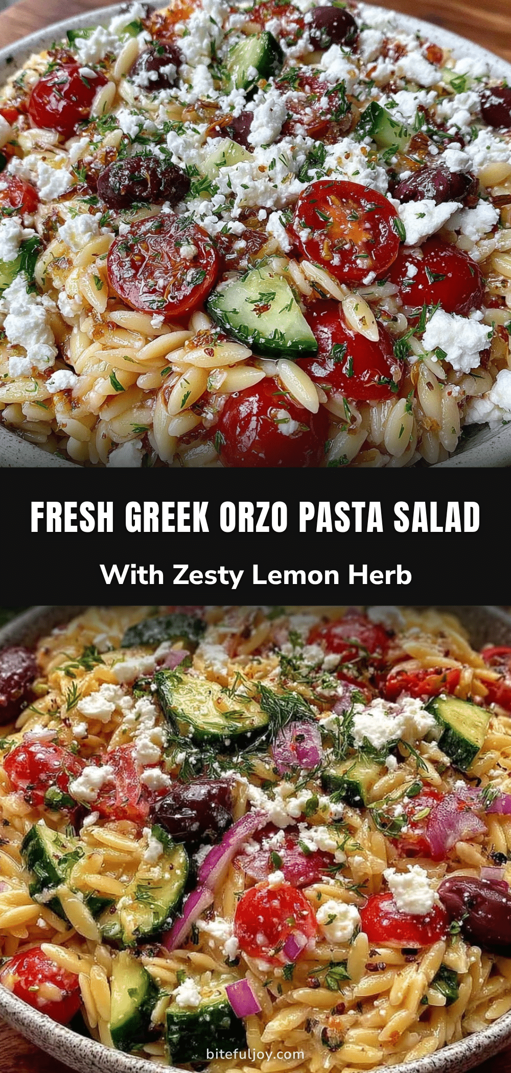 Greek Orzo Pasta Salad recipe