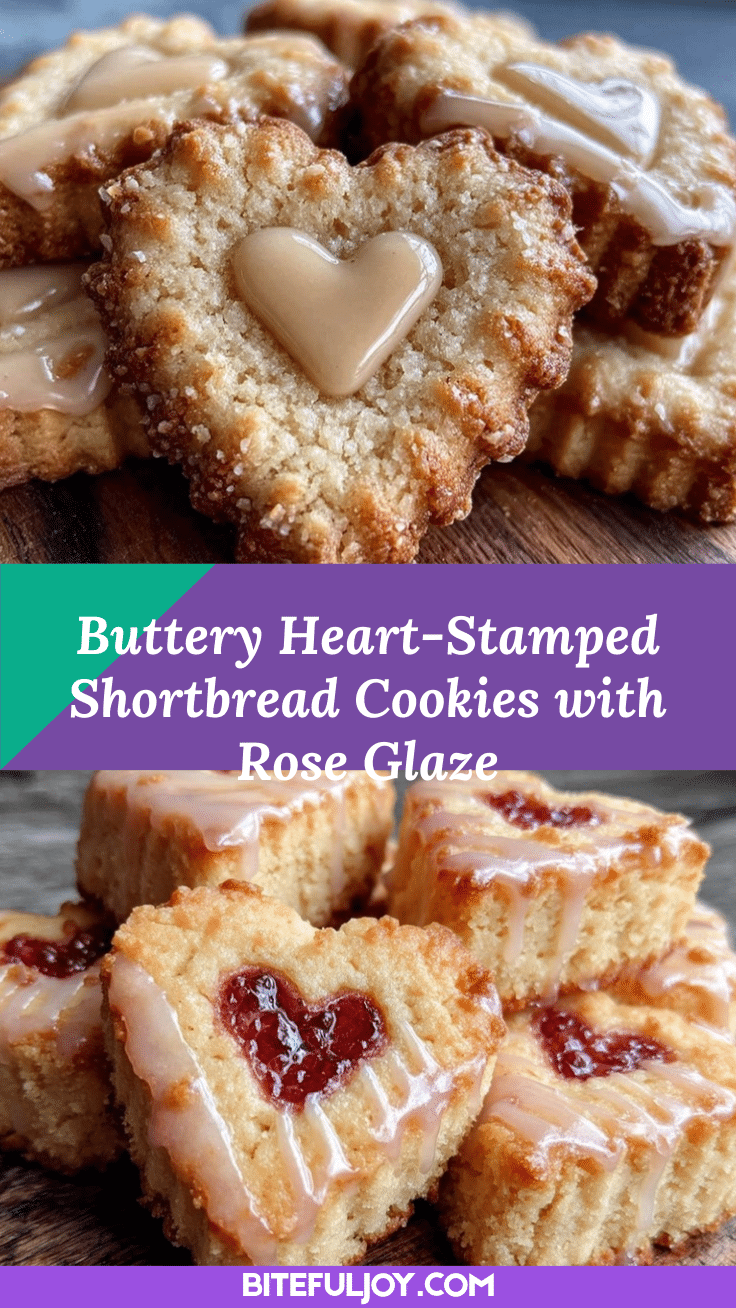 heart-stamped shortbread cookies recipe