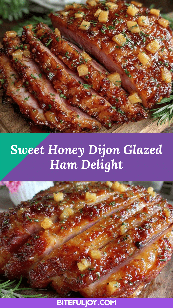 honey Dijon glazed ham recipe