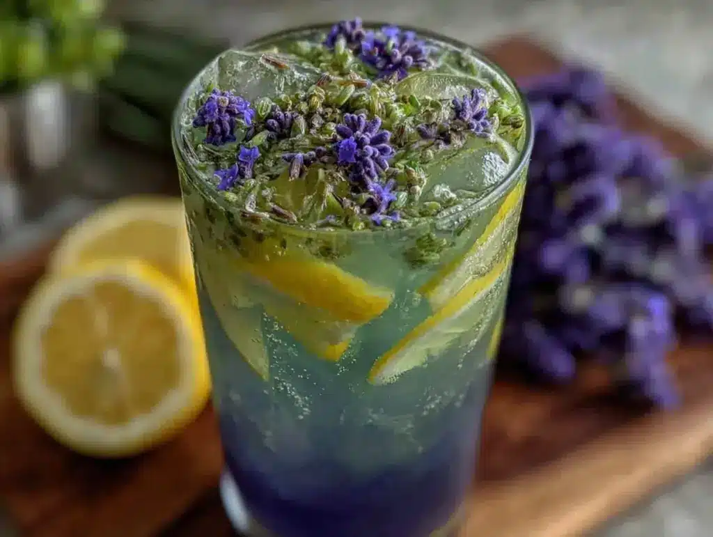 lavender lemonade recipe - featured image