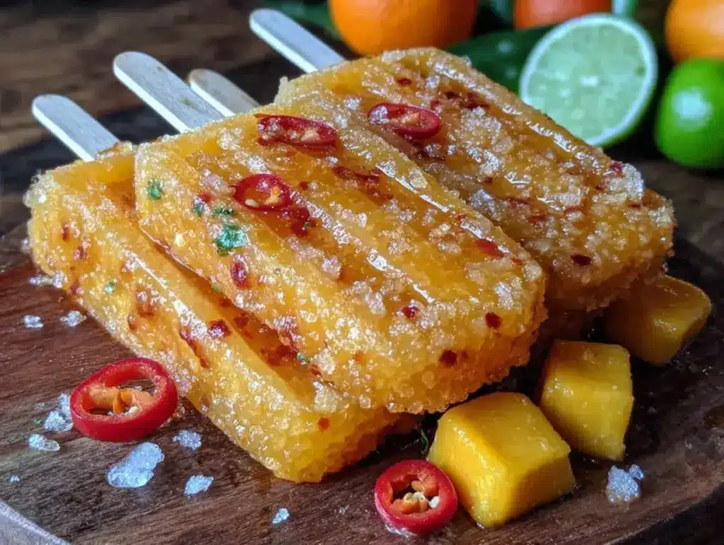 mango habanero margarita popsicles - featured image