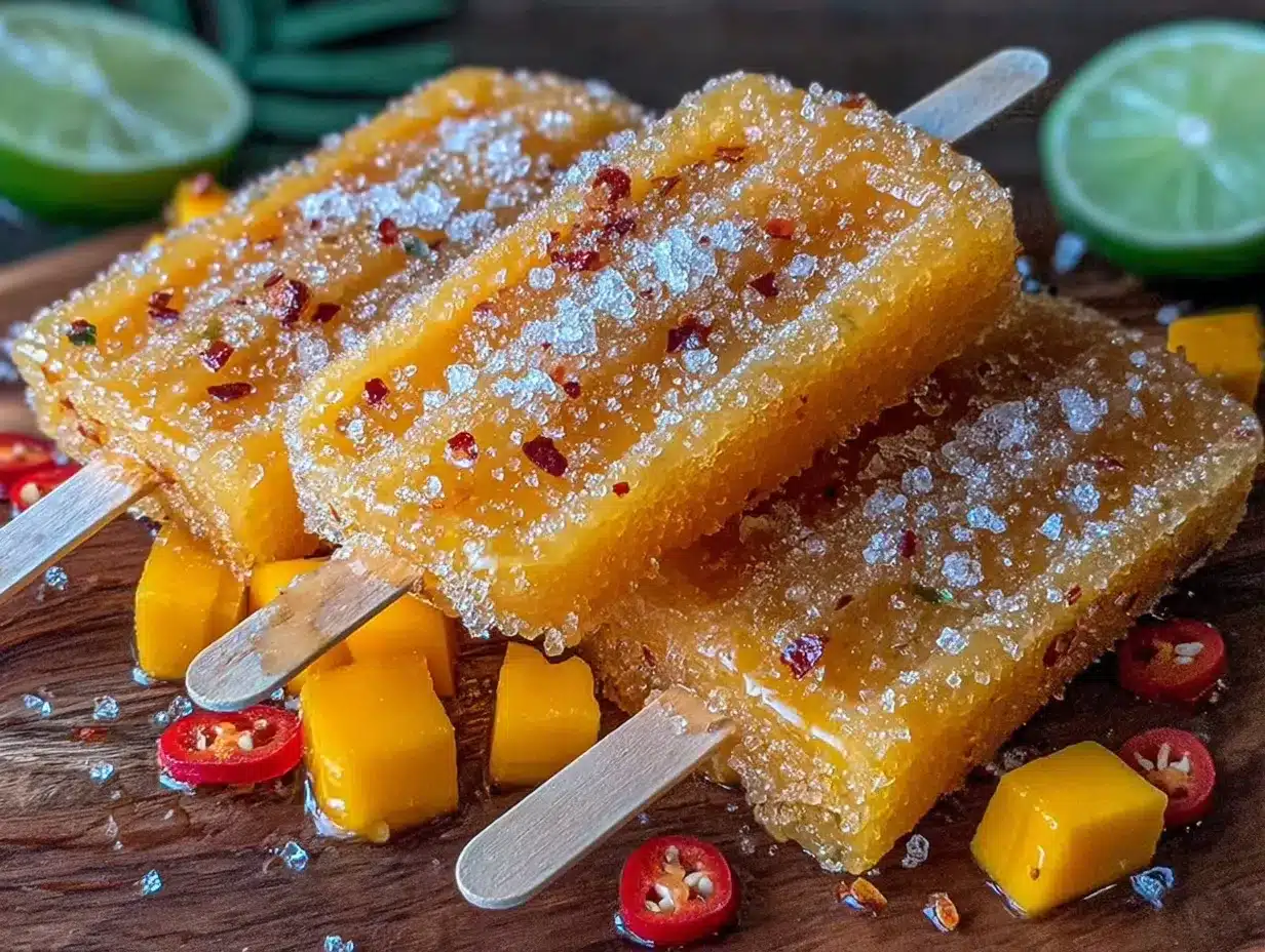 mango habanero margarita popsicles preparation steps