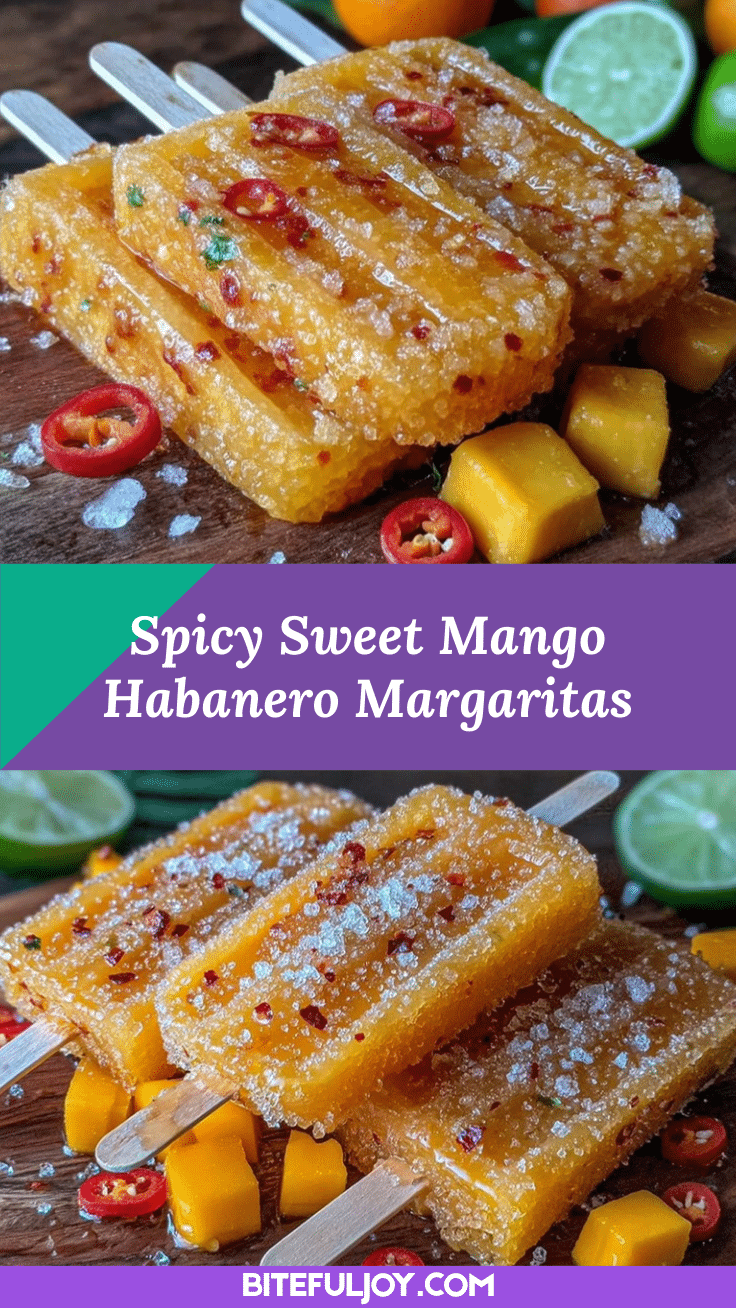 mango habanero margarita popsicles recipe