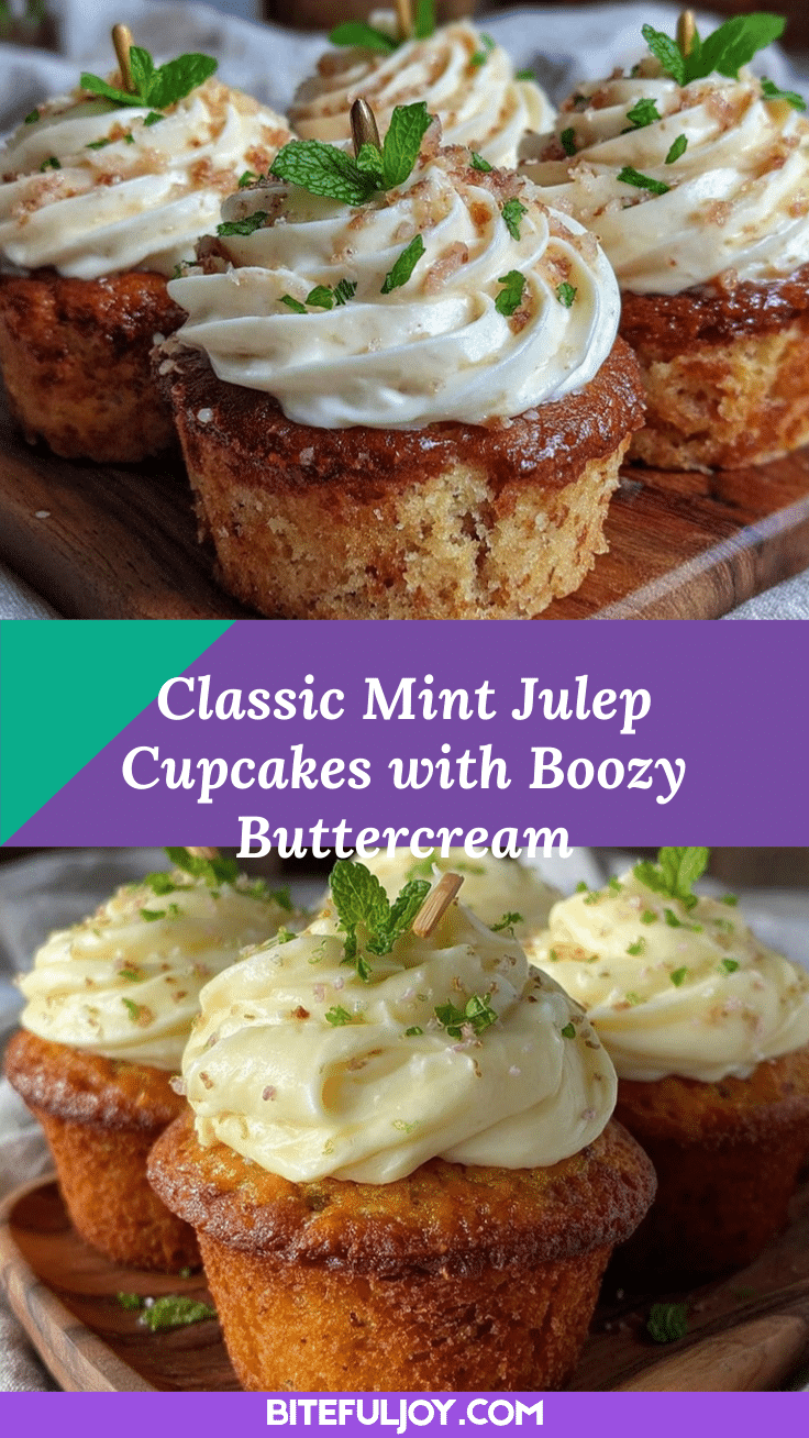 mint julep cupcakes recipe