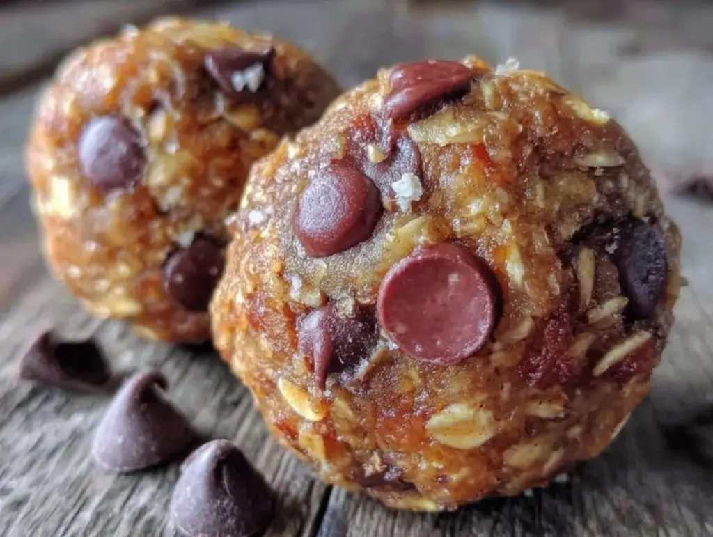 no bake peanut butter protein balls - featured image
