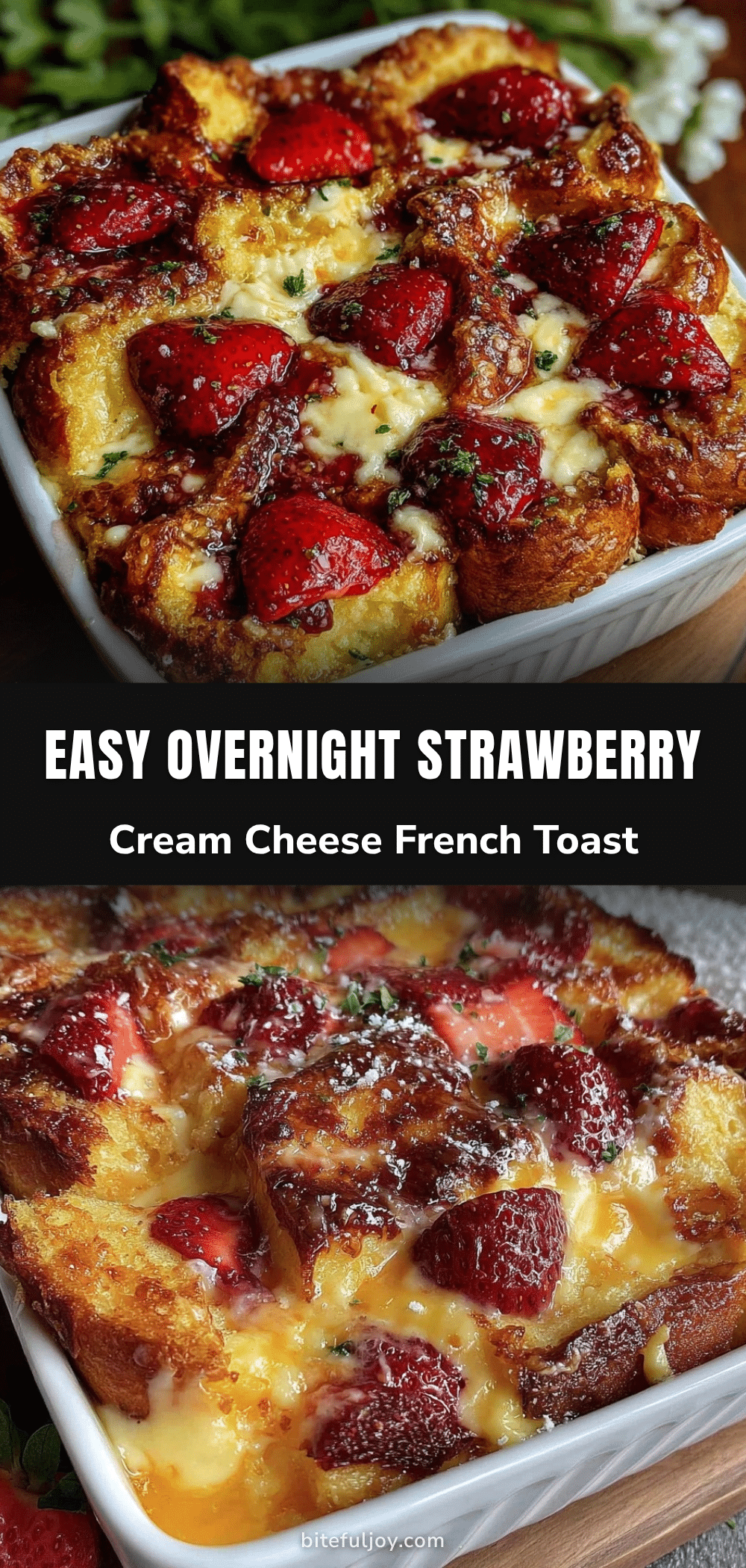 overnight strawberry cream cheese french toast bake recipe