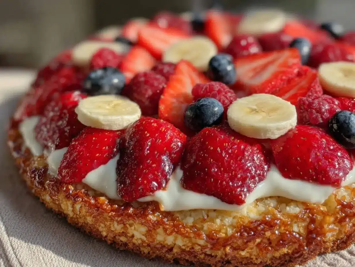 patriotic fruit pizza preparation steps