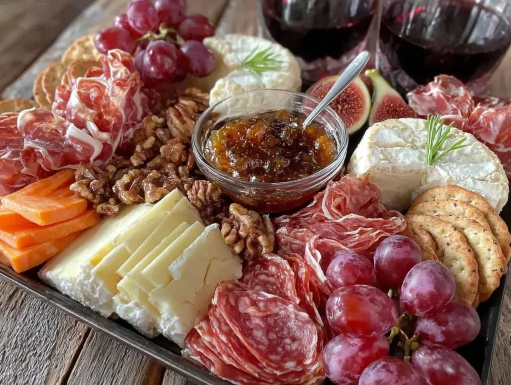 perfect date night charcuterie board for two - featured image