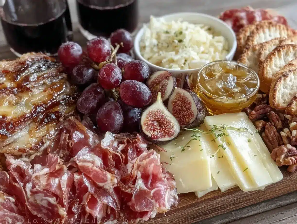 perfect date night charcuterie board for two preparation steps