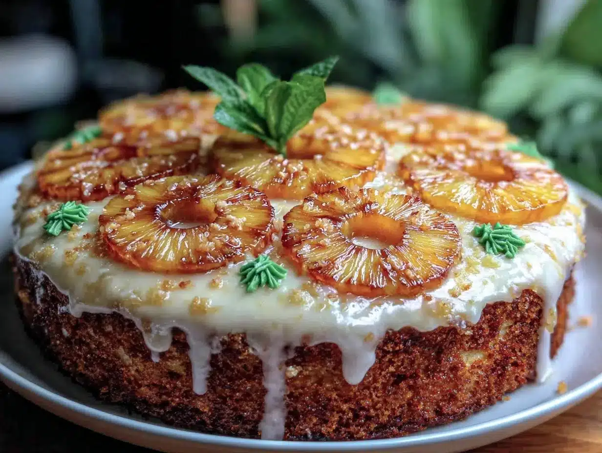 Perfect Hawaiian Tropical Theme Cake preparation steps
