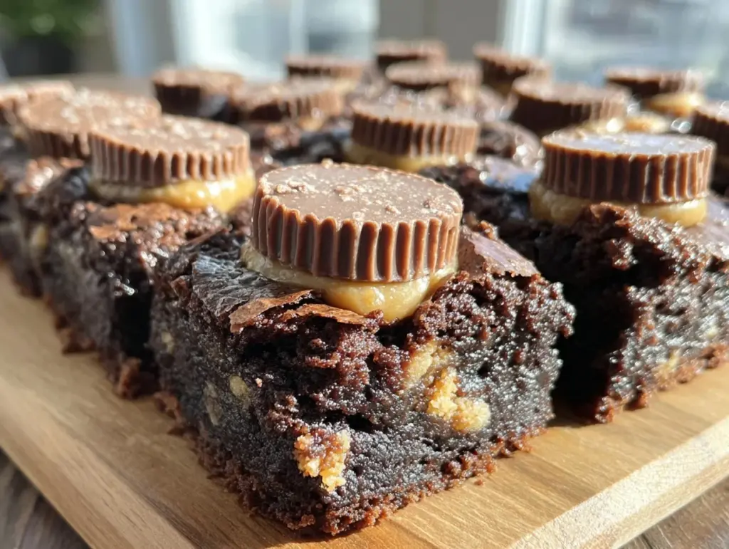 sheet pan graduation cap brownies - featured image