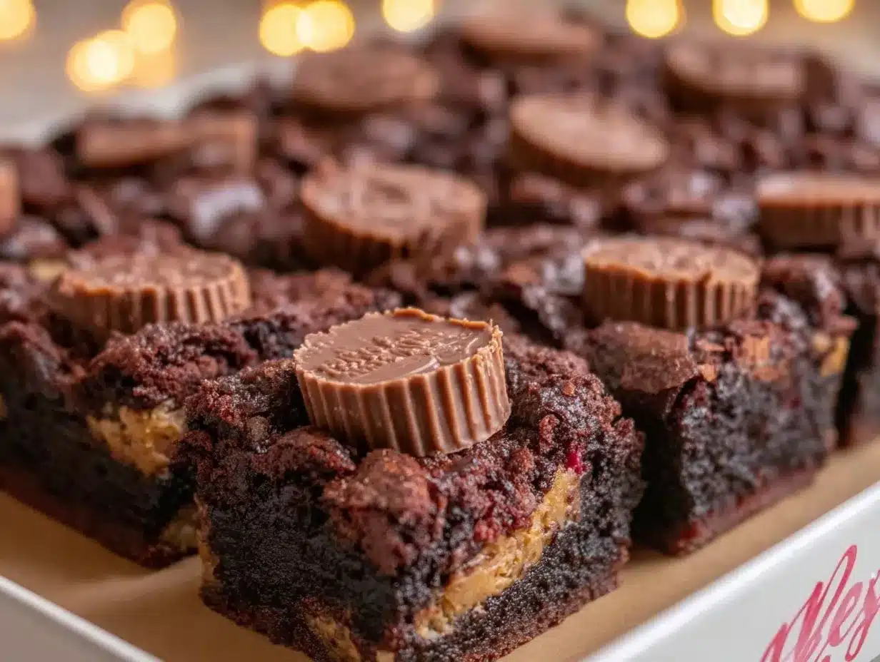 sheet pan graduation cap brownies preparation steps