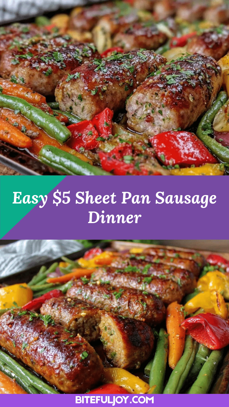 sheet pan sausage and veggie dinner recipe