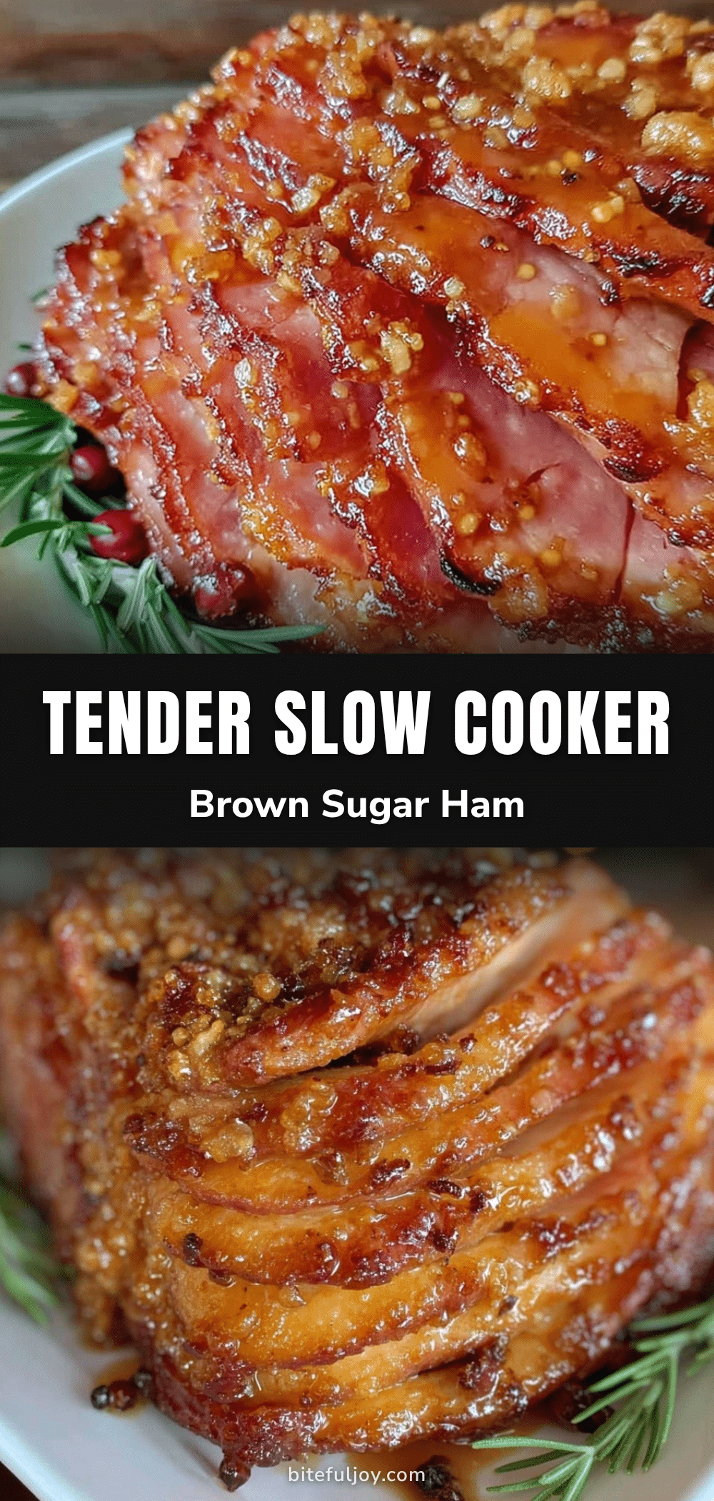 slow cooker brown sugar spiral ham recipe
