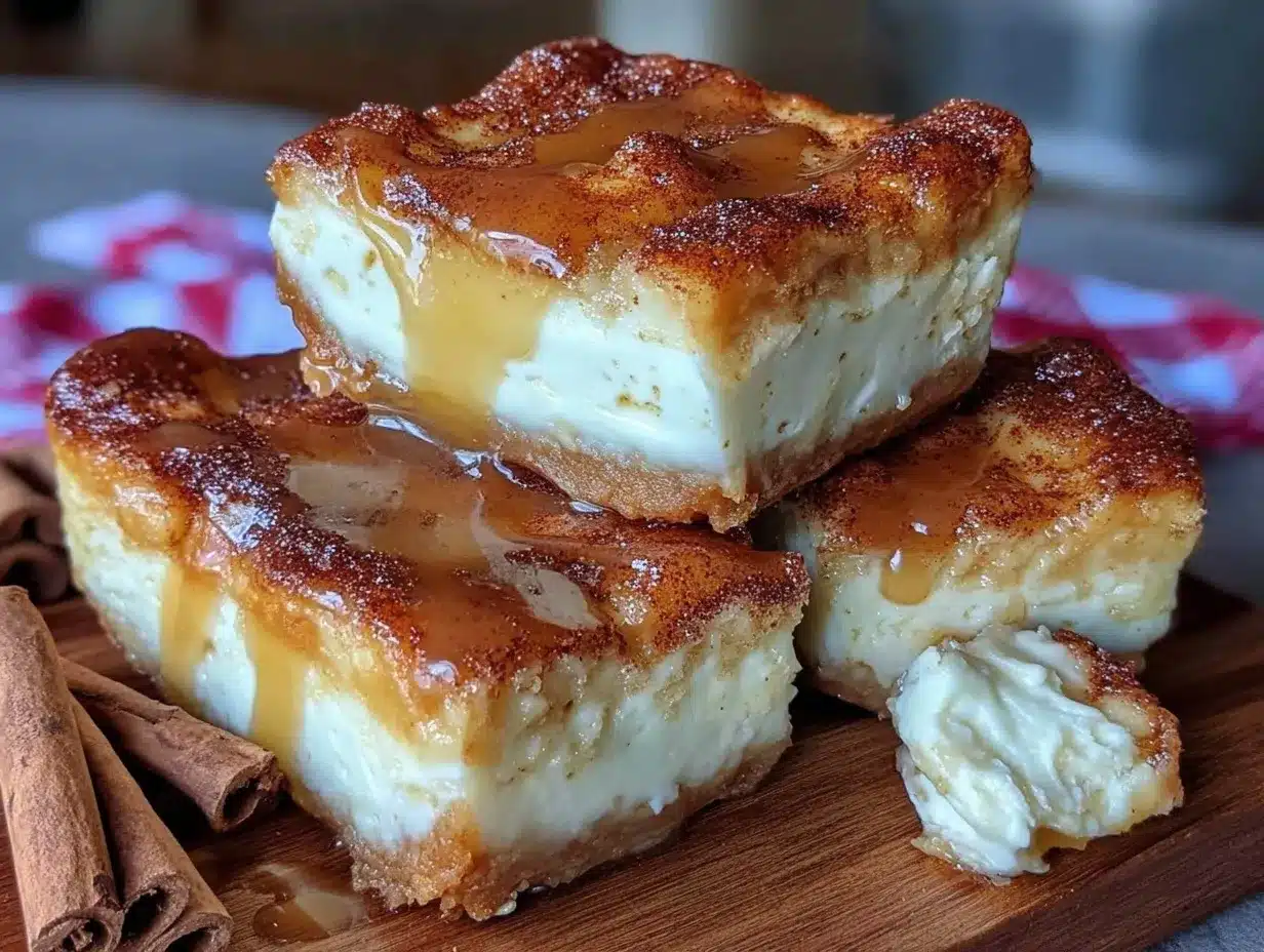 Sopapilla Cheesecake Bars preparation steps