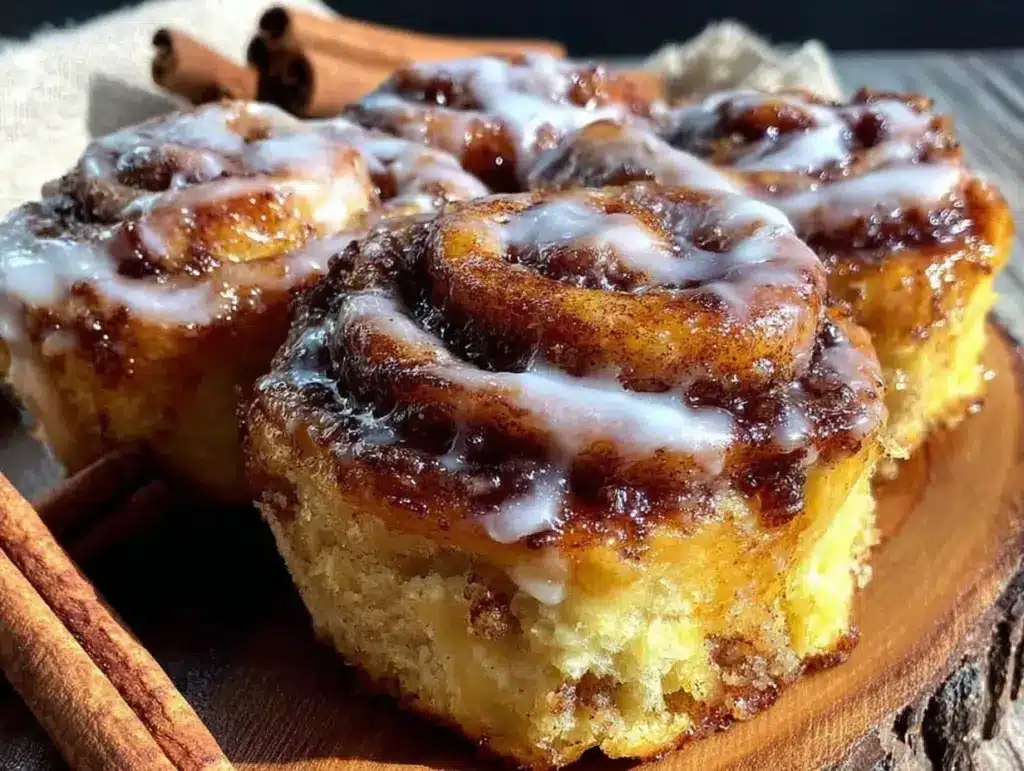 sourdough discard cinnamon rolls - featured image