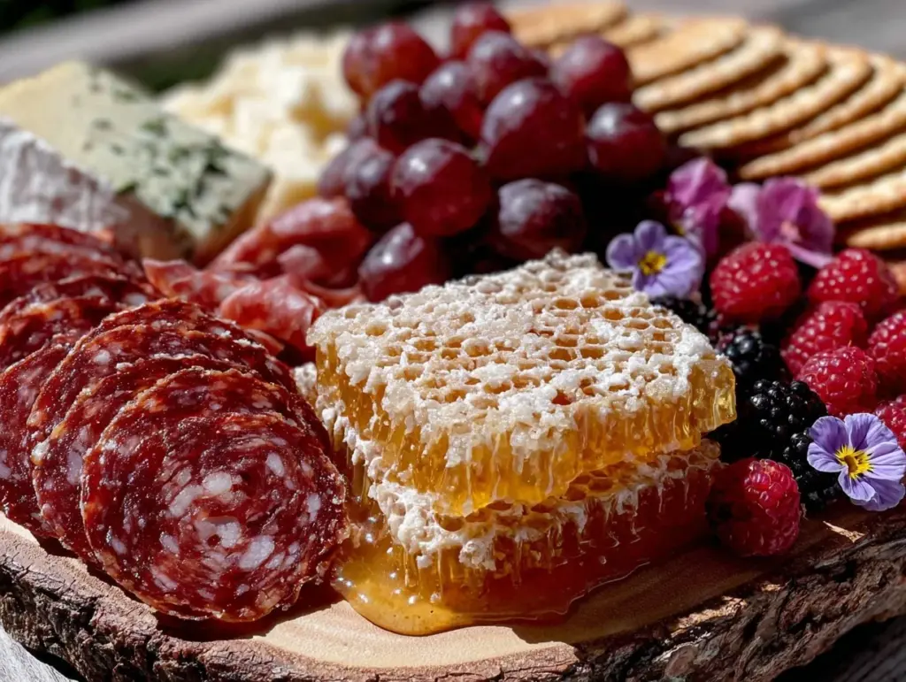 spring charcuterie board - featured image
