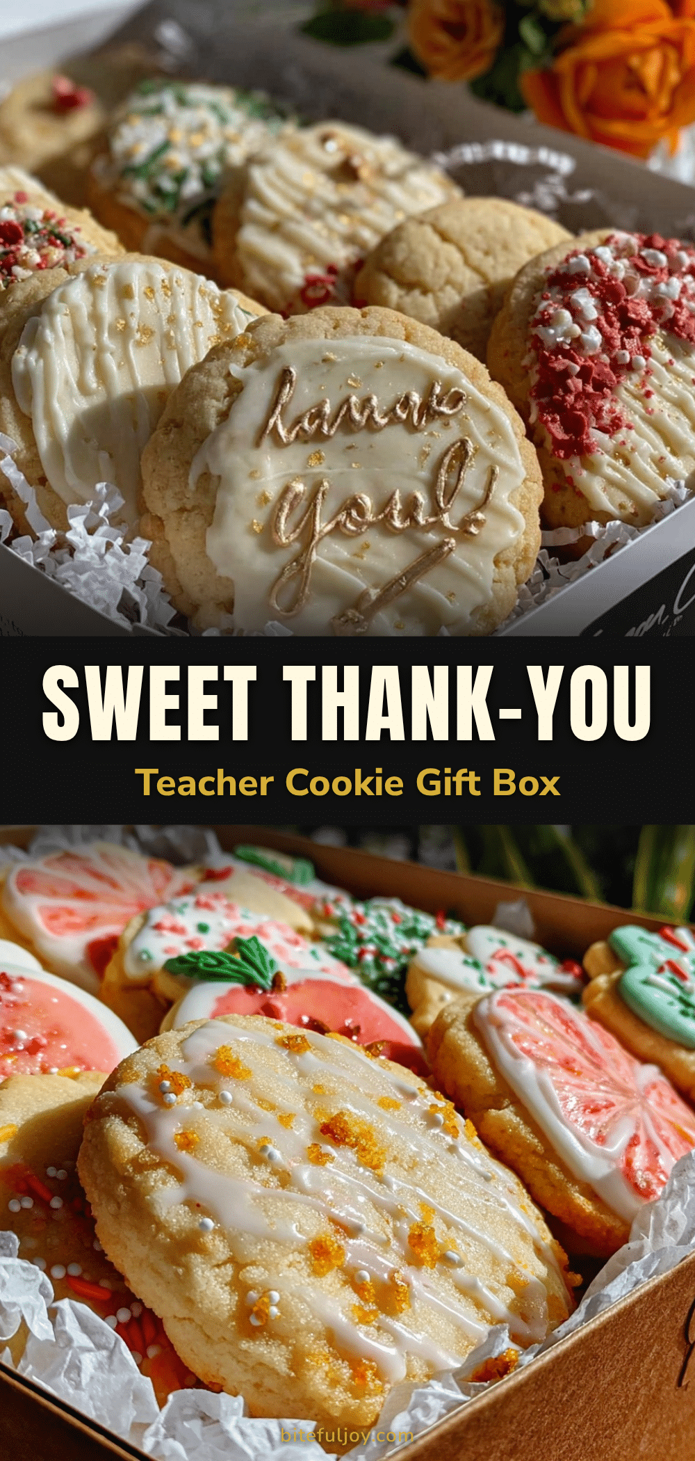thank-you teacher cookie gift box recipe