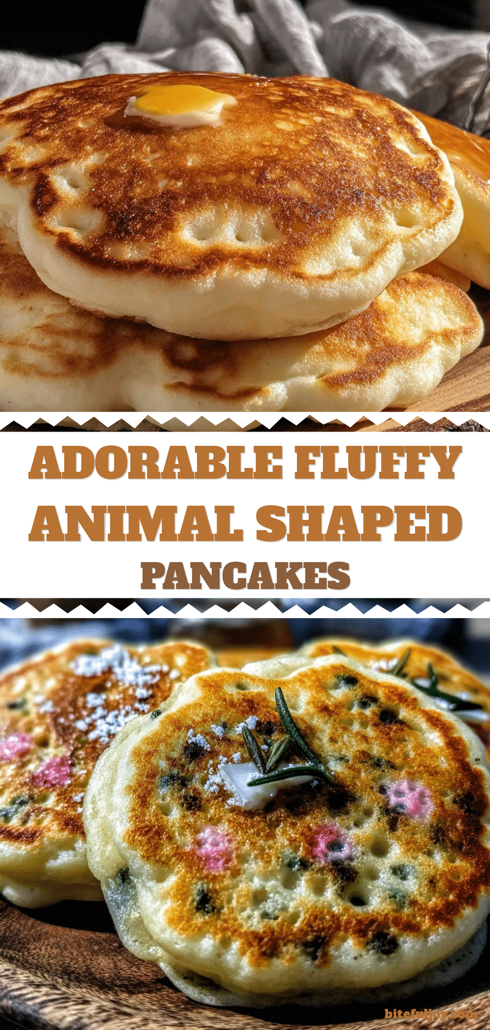 animal shaped pancakes recipe