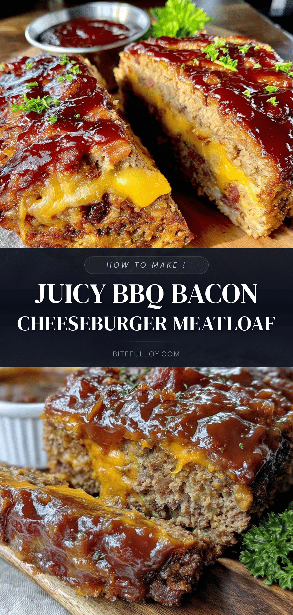 BBQ bacon cheeseburger stuffed meatloaf recipe