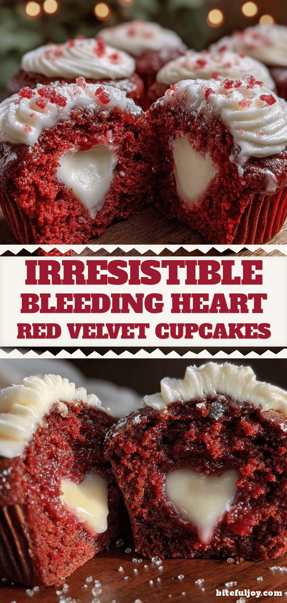 bleeding heart red velvet cupcakes recipe