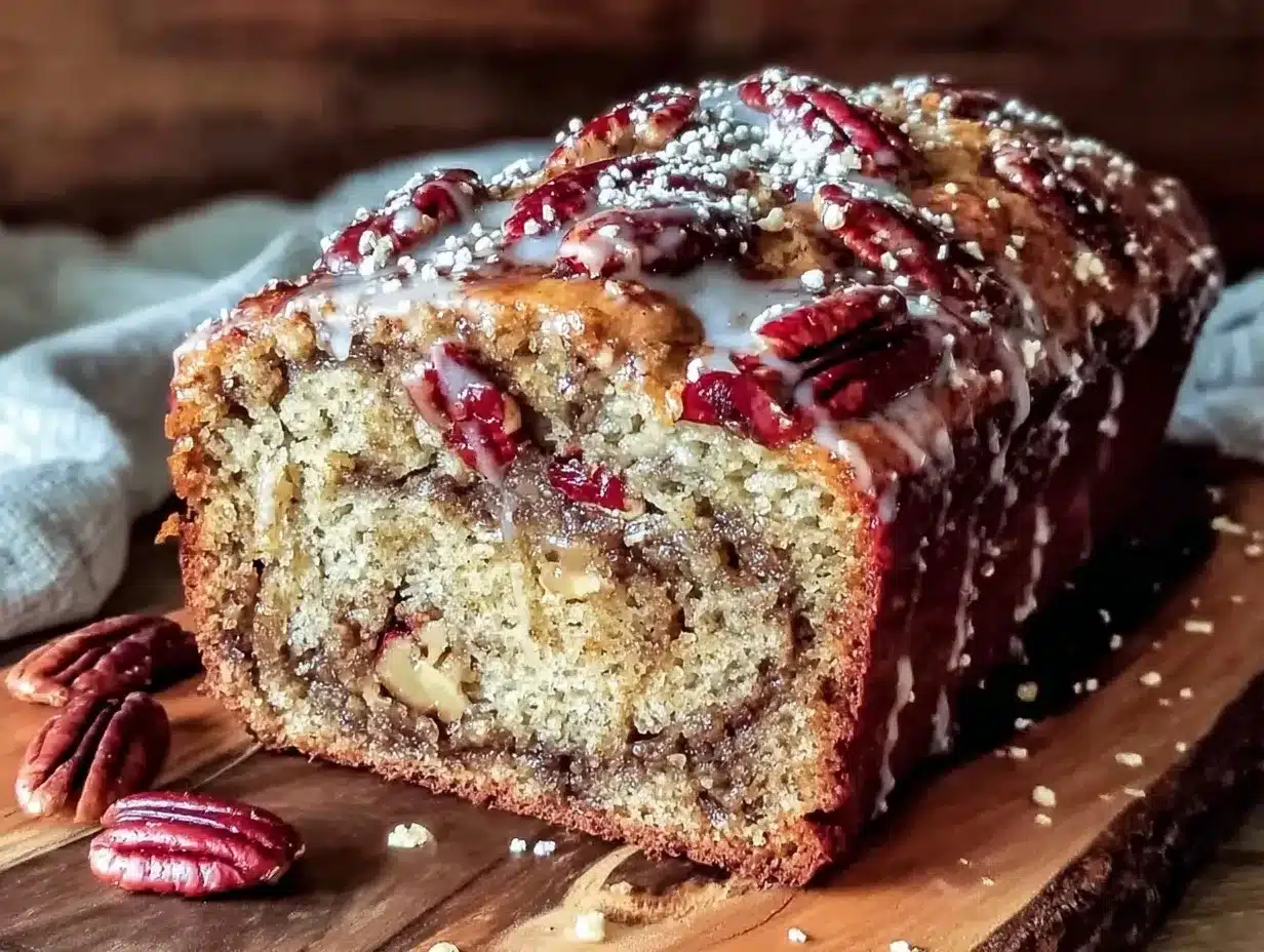 brown butter cinnamon pecan swirl banana bread preparation steps