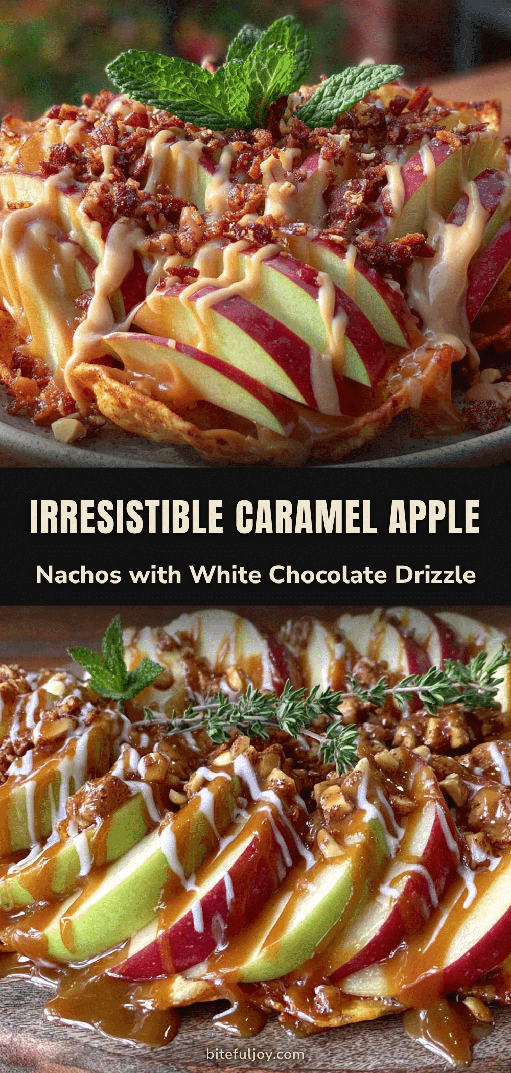 caramel apple nachos recipe