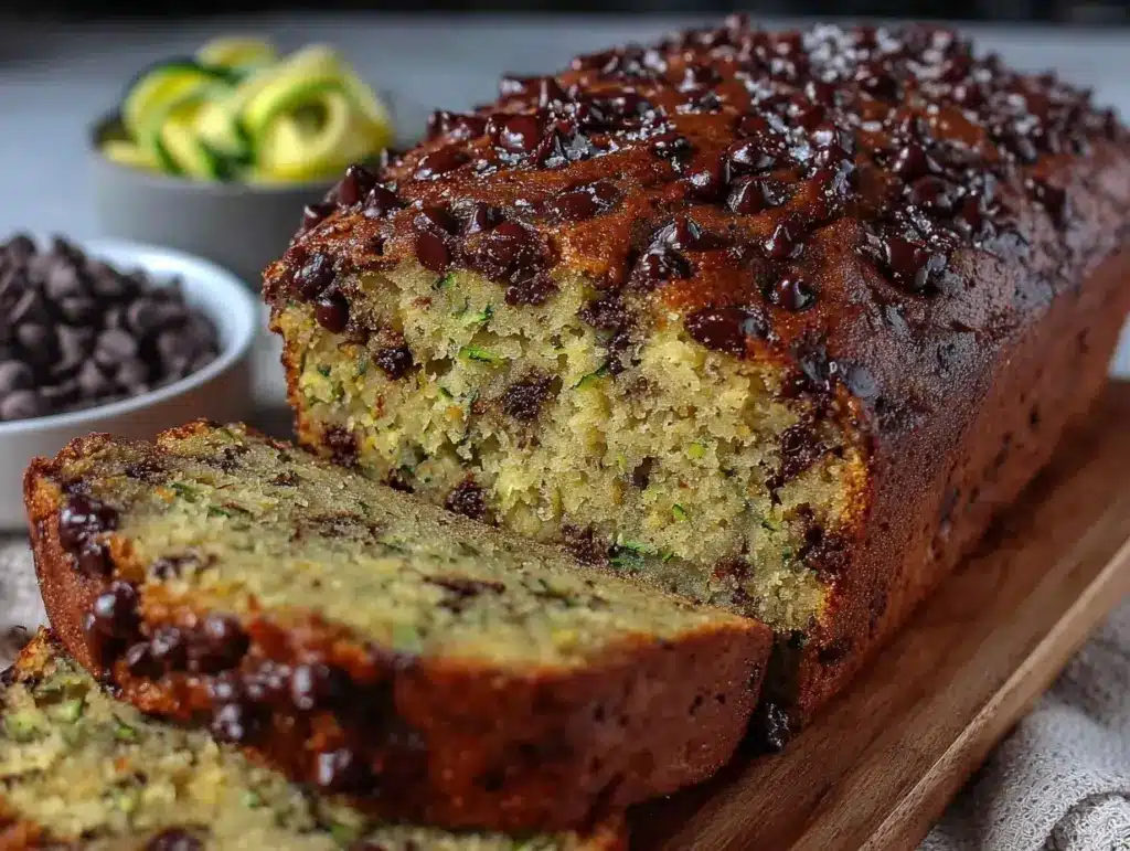 chocolate chip zucchini bread - featured image