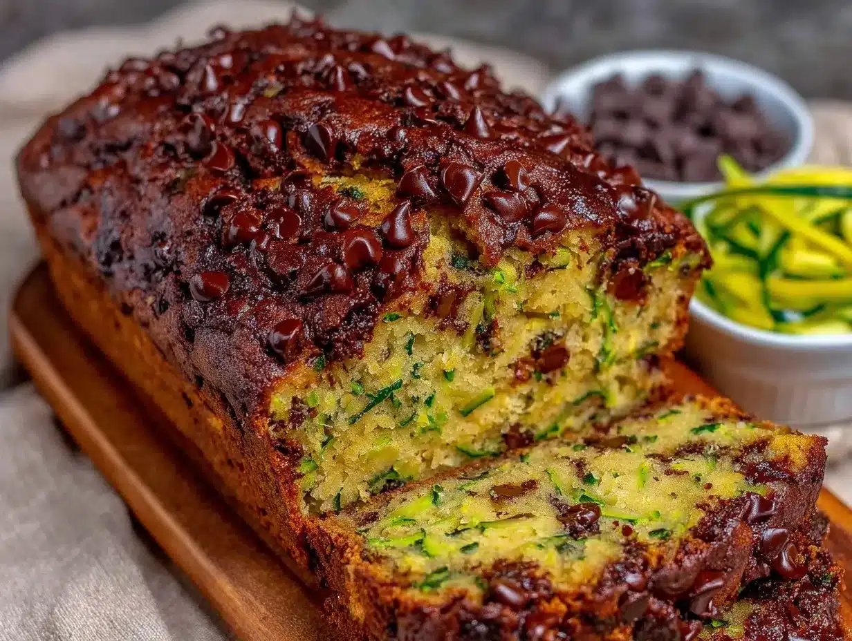chocolate chip zucchini bread preparation steps