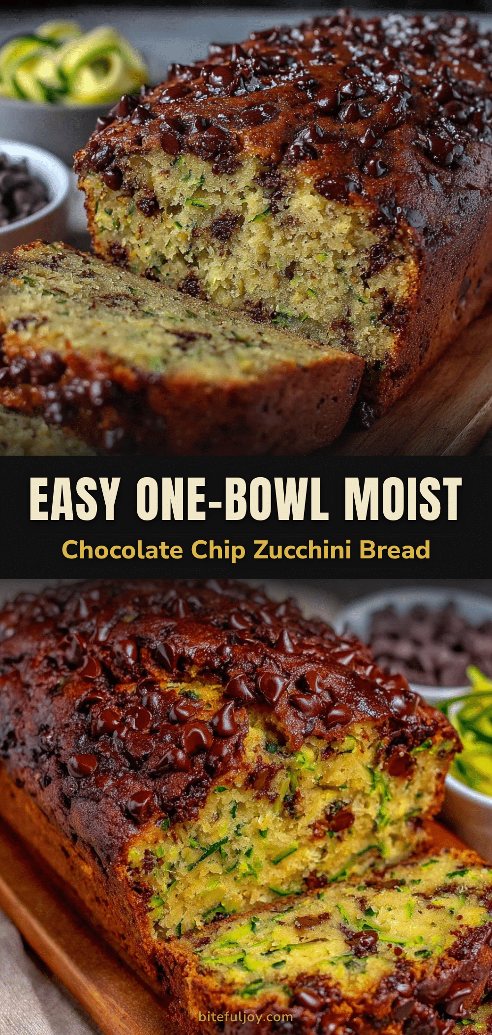 chocolate chip zucchini bread recipe