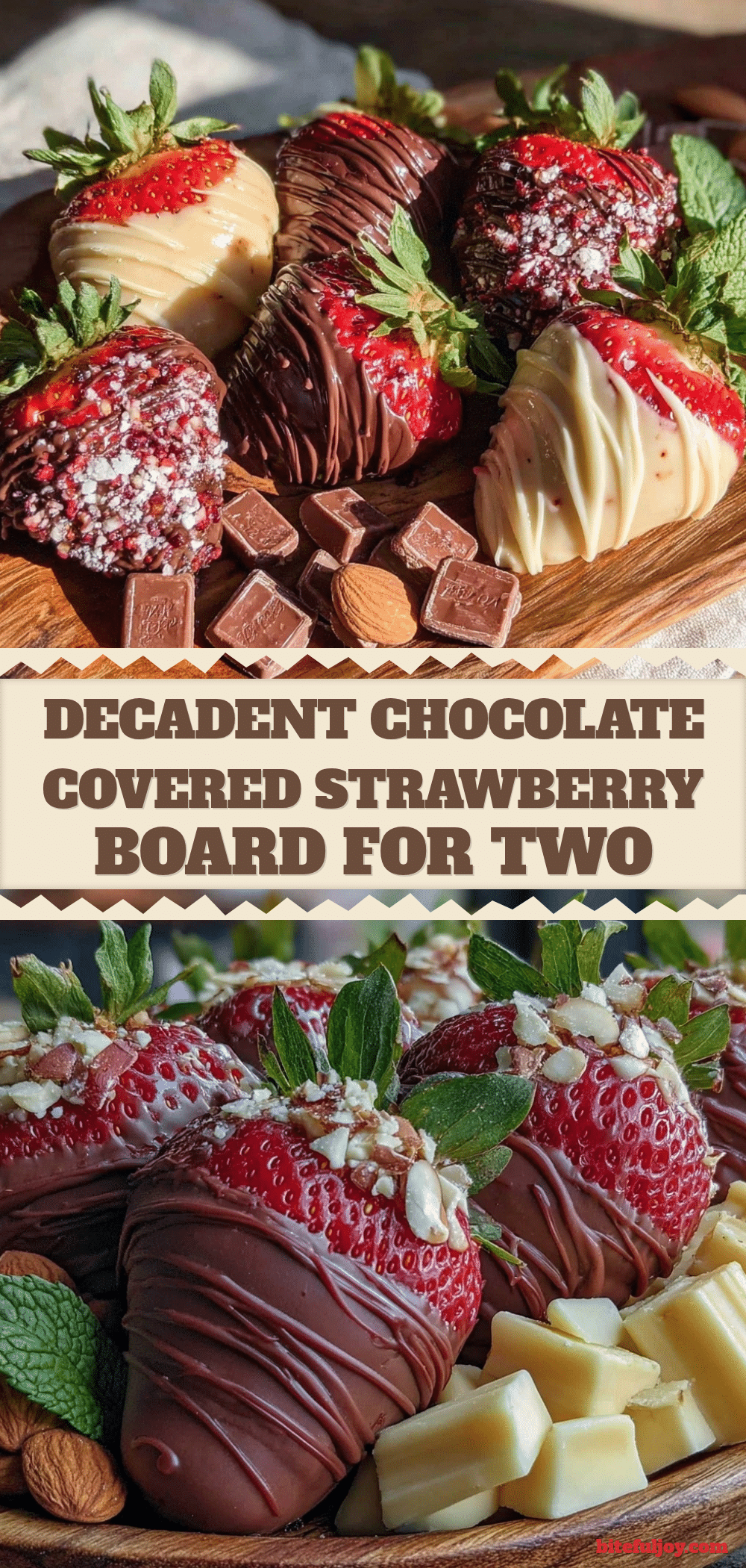 chocolate covered strawberry charcuterie board recipe