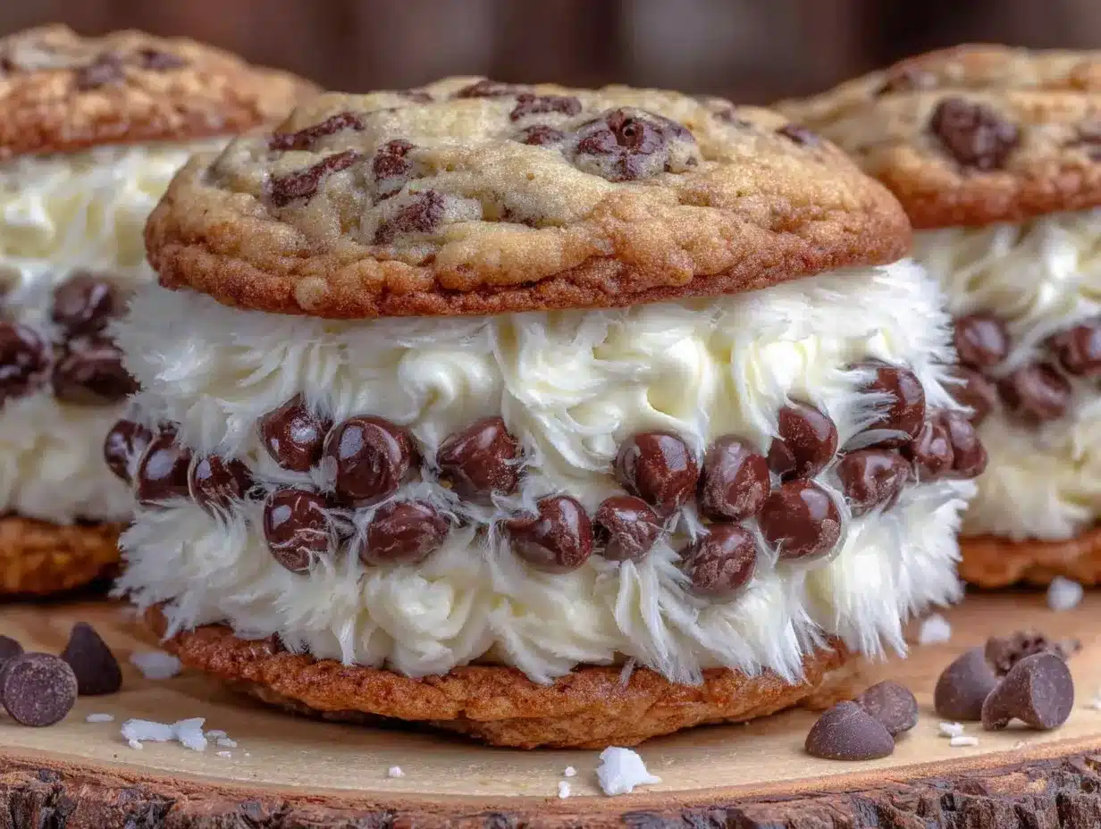 Cozy Wookiee Cookie Chocolate Chip Sandwich preparation steps