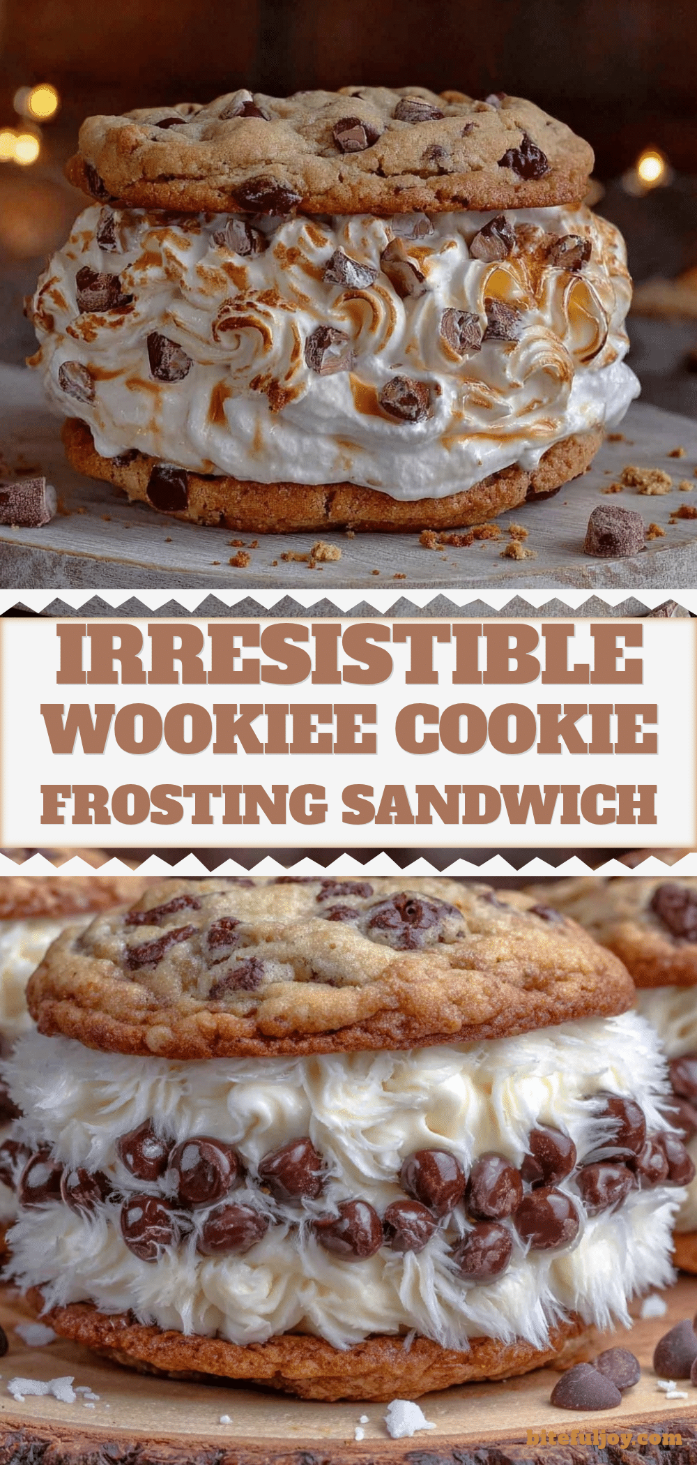 Cozy Wookiee Cookie Chocolate Chip Sandwich recipe