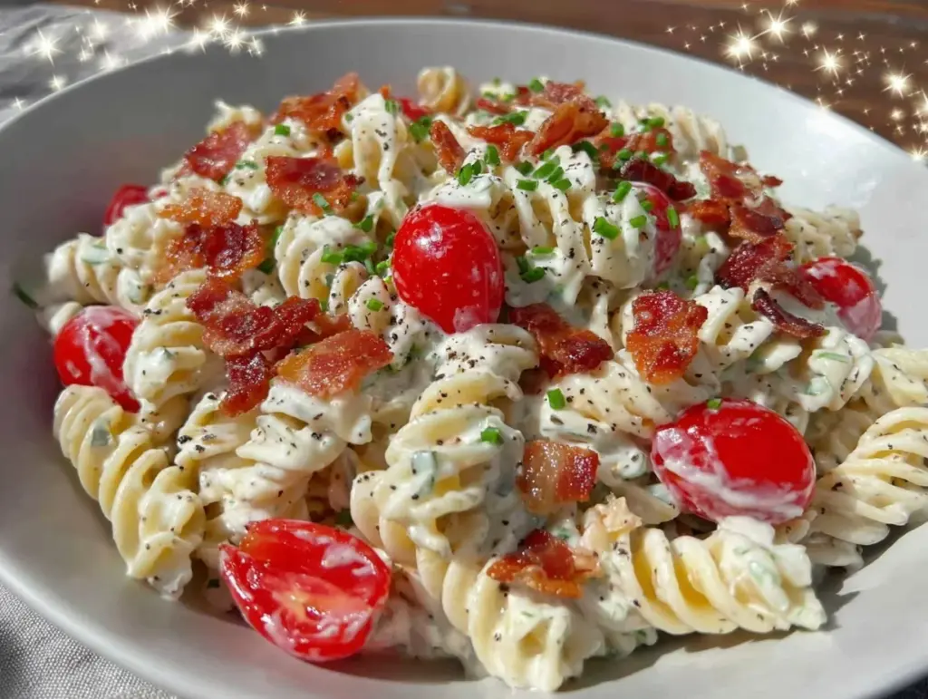 creamy BLT pasta salad - featured image
