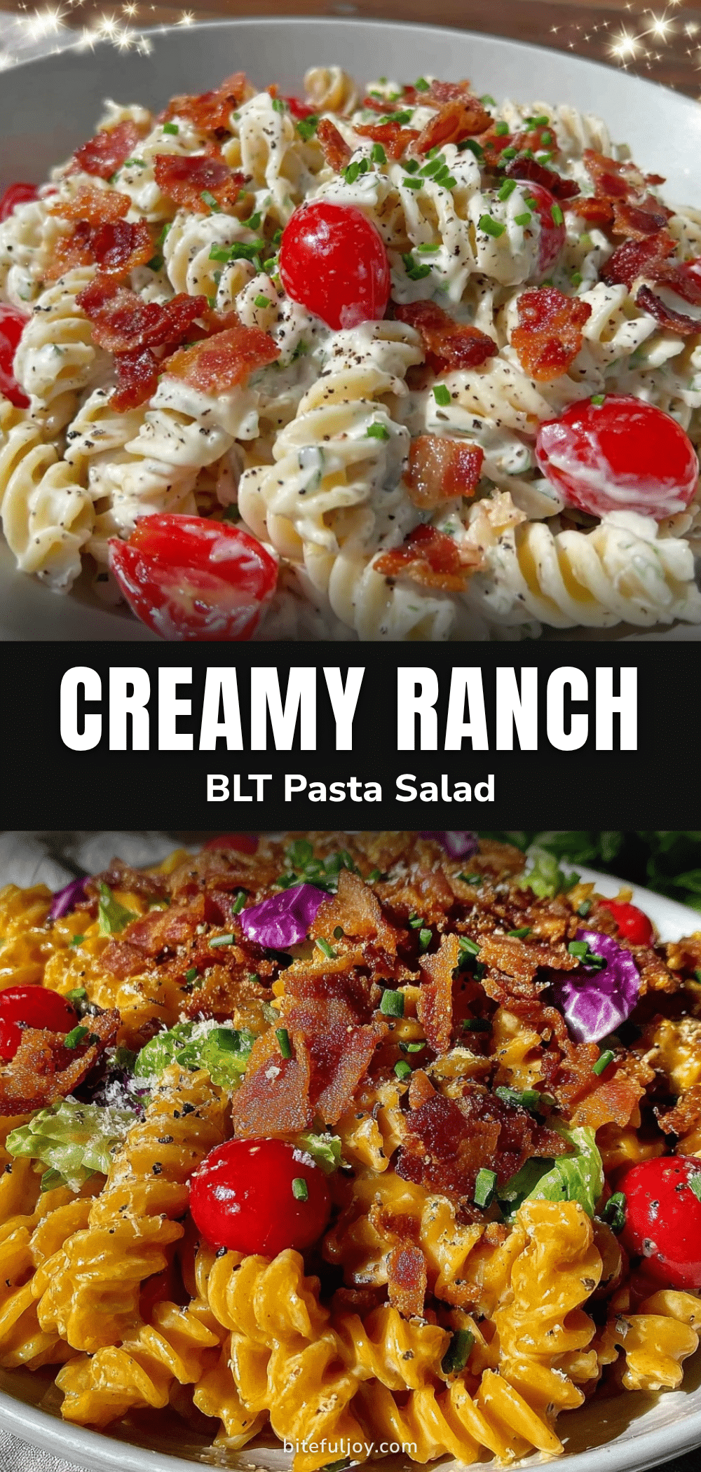 creamy BLT pasta salad recipe