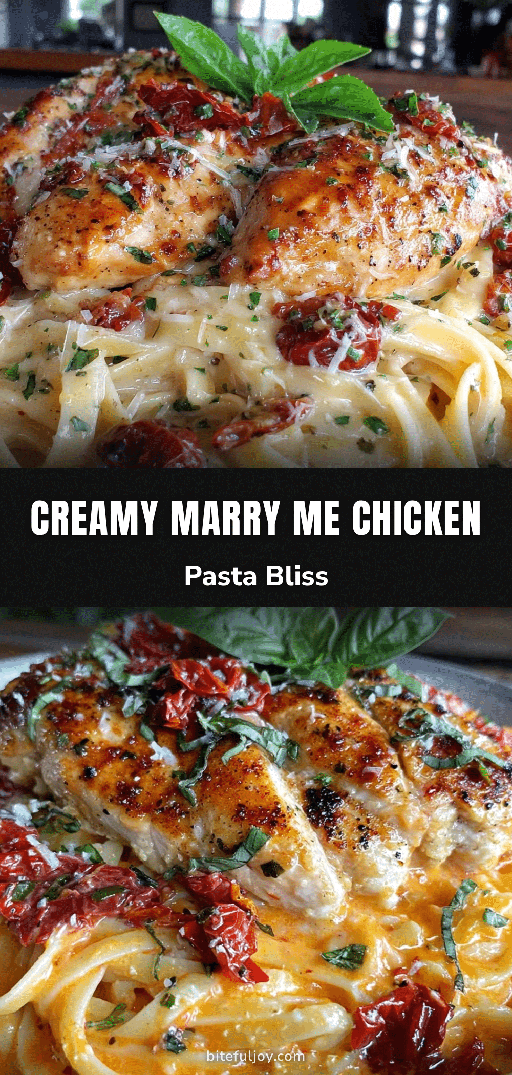 creamy marry me chicken pasta recipe