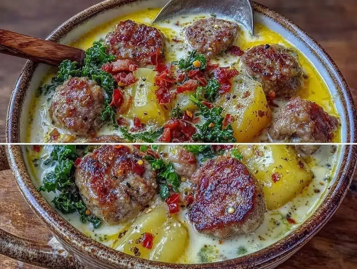 creamy olive garden zuppa toscana soup copycat preparation steps
