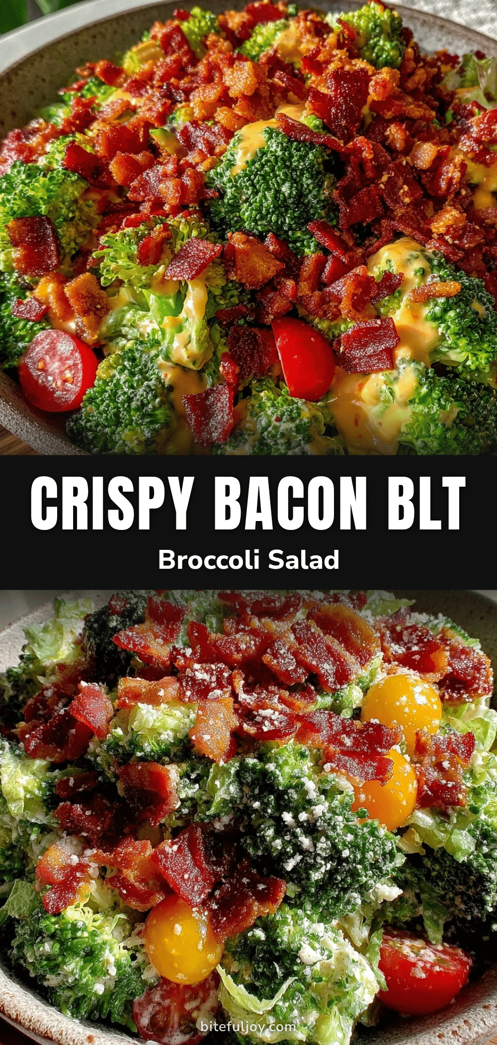 crispy BLT broccoli salad recipe
