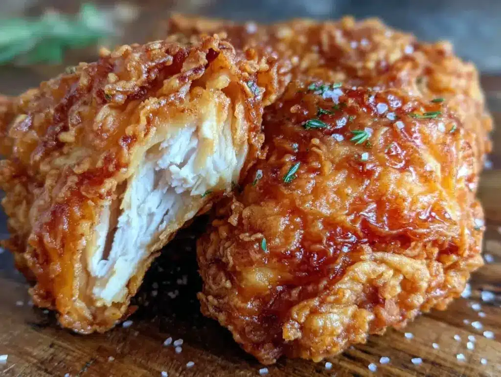 crispy fried chicken - featured image