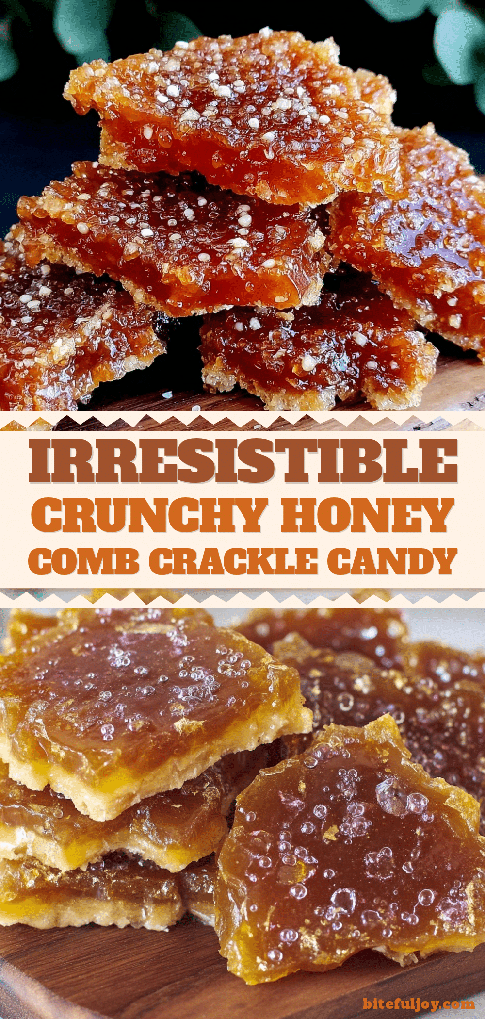 crispy honey comb crackle candy recipe