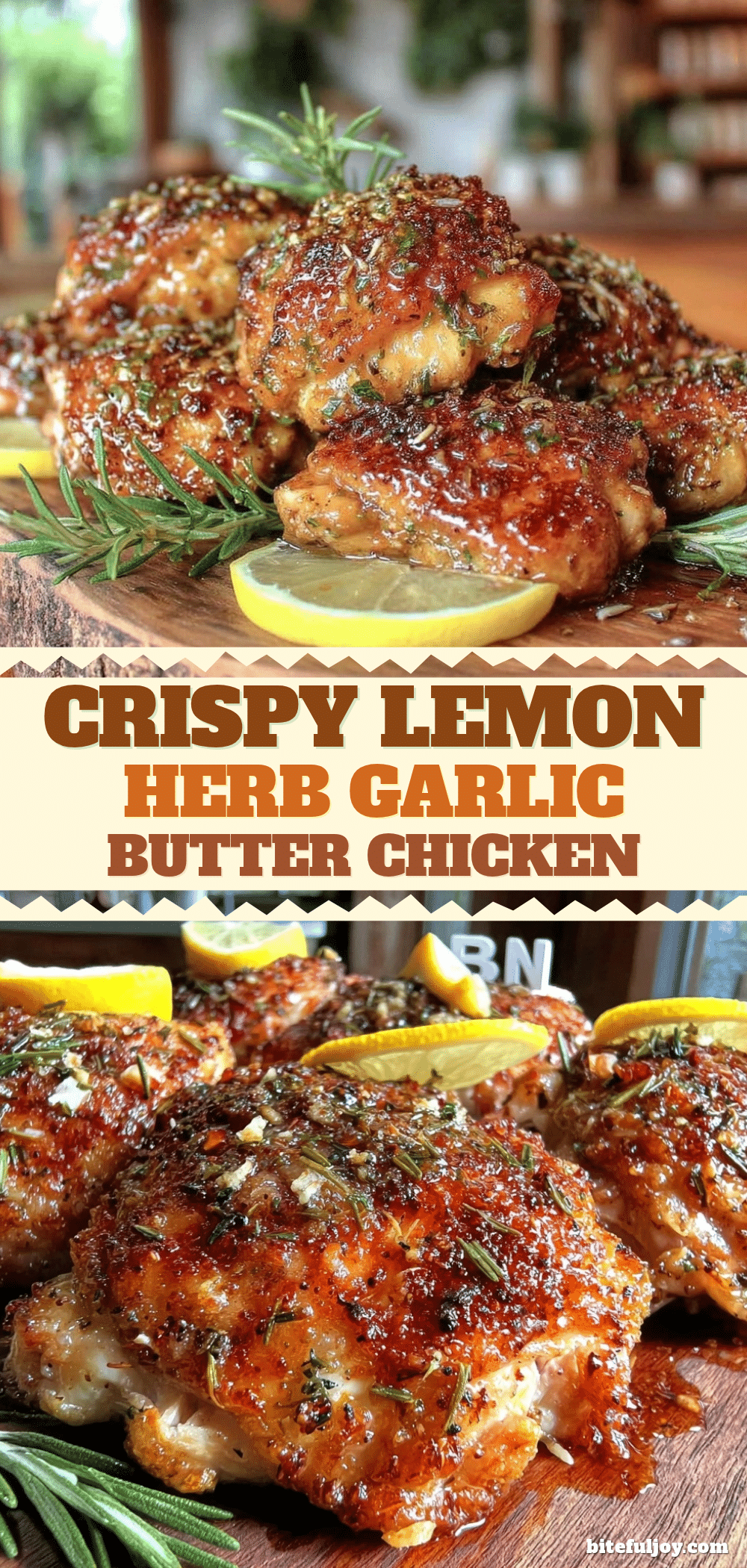 crispy lemon herb baked chicken thighs recipe