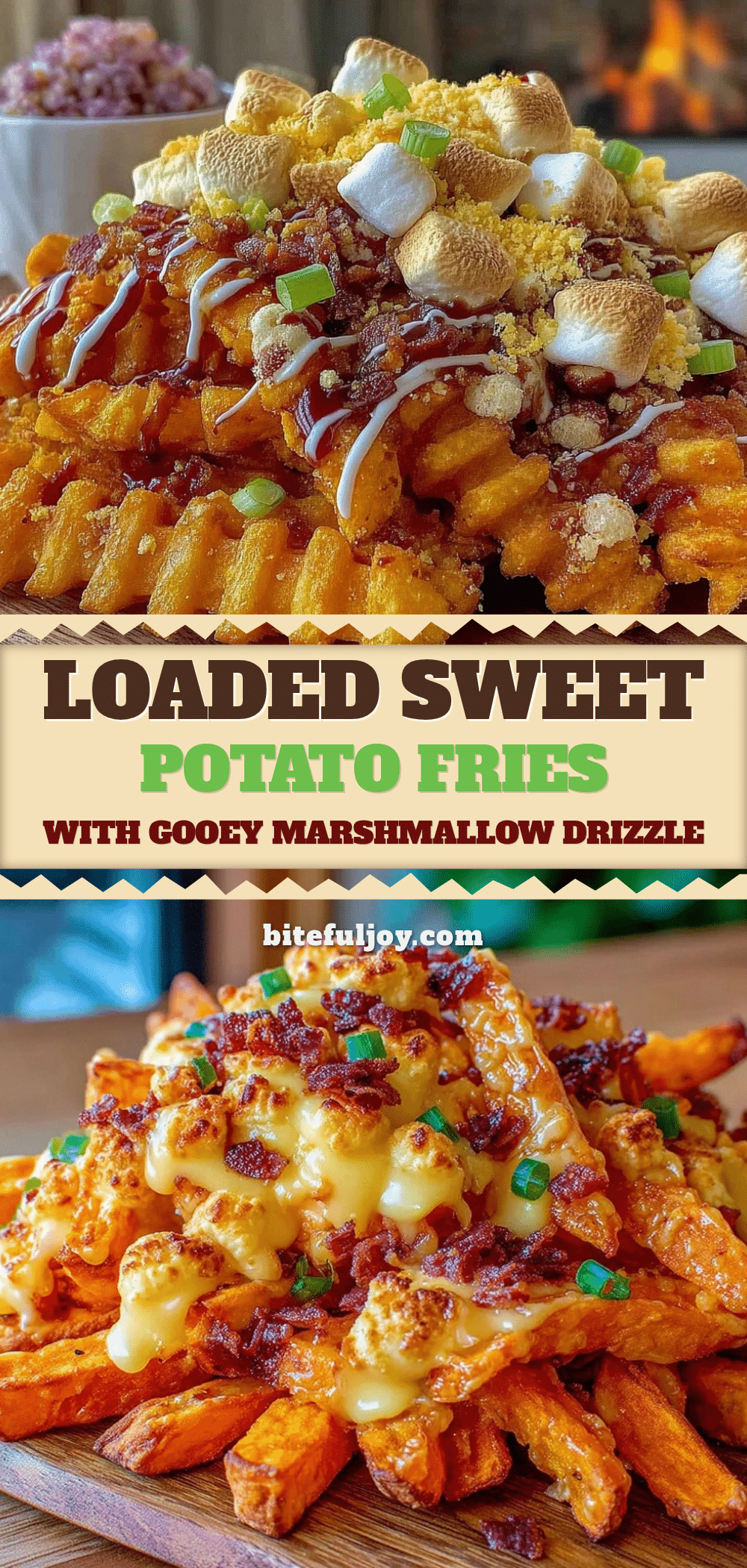 crispy loaded sweet potato fries recipe