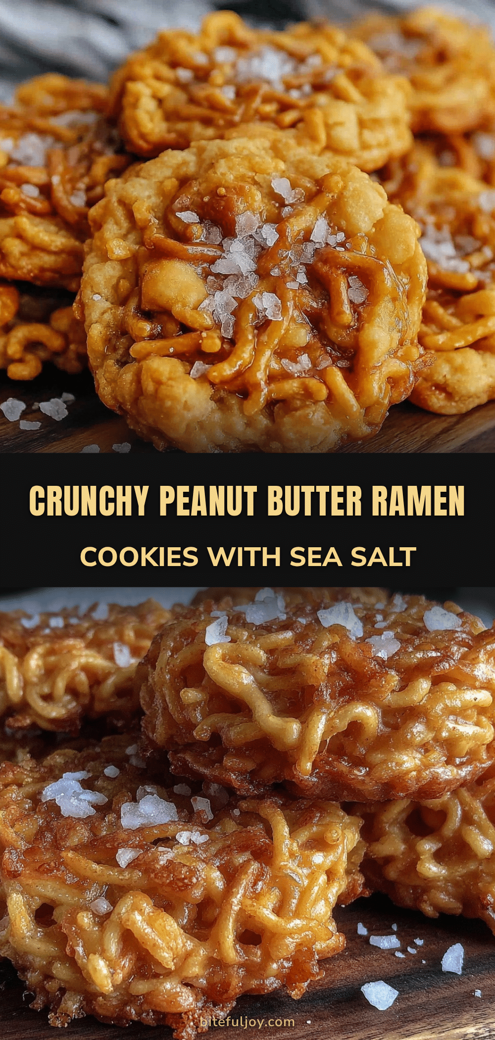 crispy peanut butter ramen noodle cookies recipe