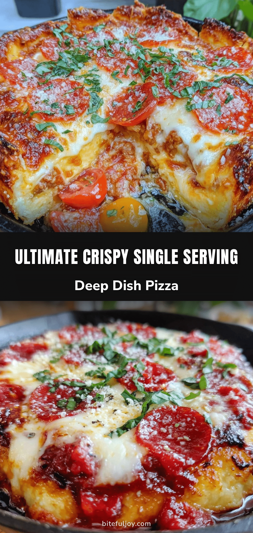 crispy single serving deep dish pizza recipe