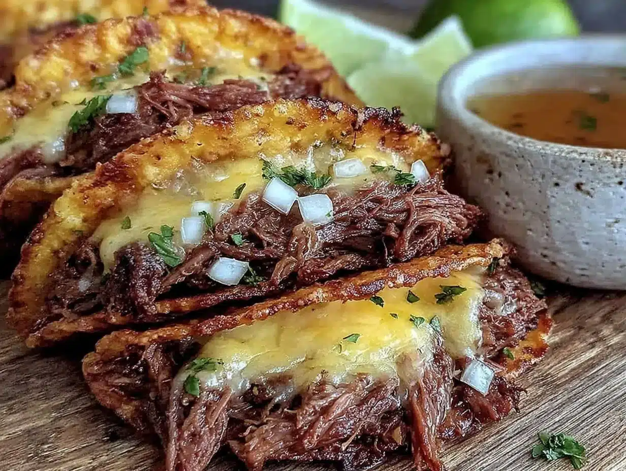 crispy street-style birria tacos preparation steps