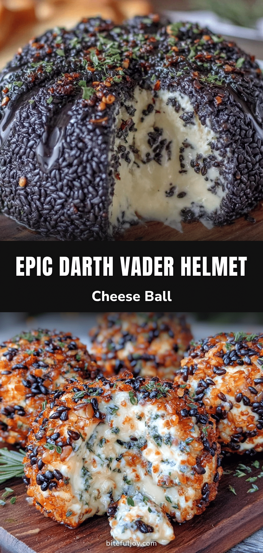 darth vader helmet cheese ball recipe