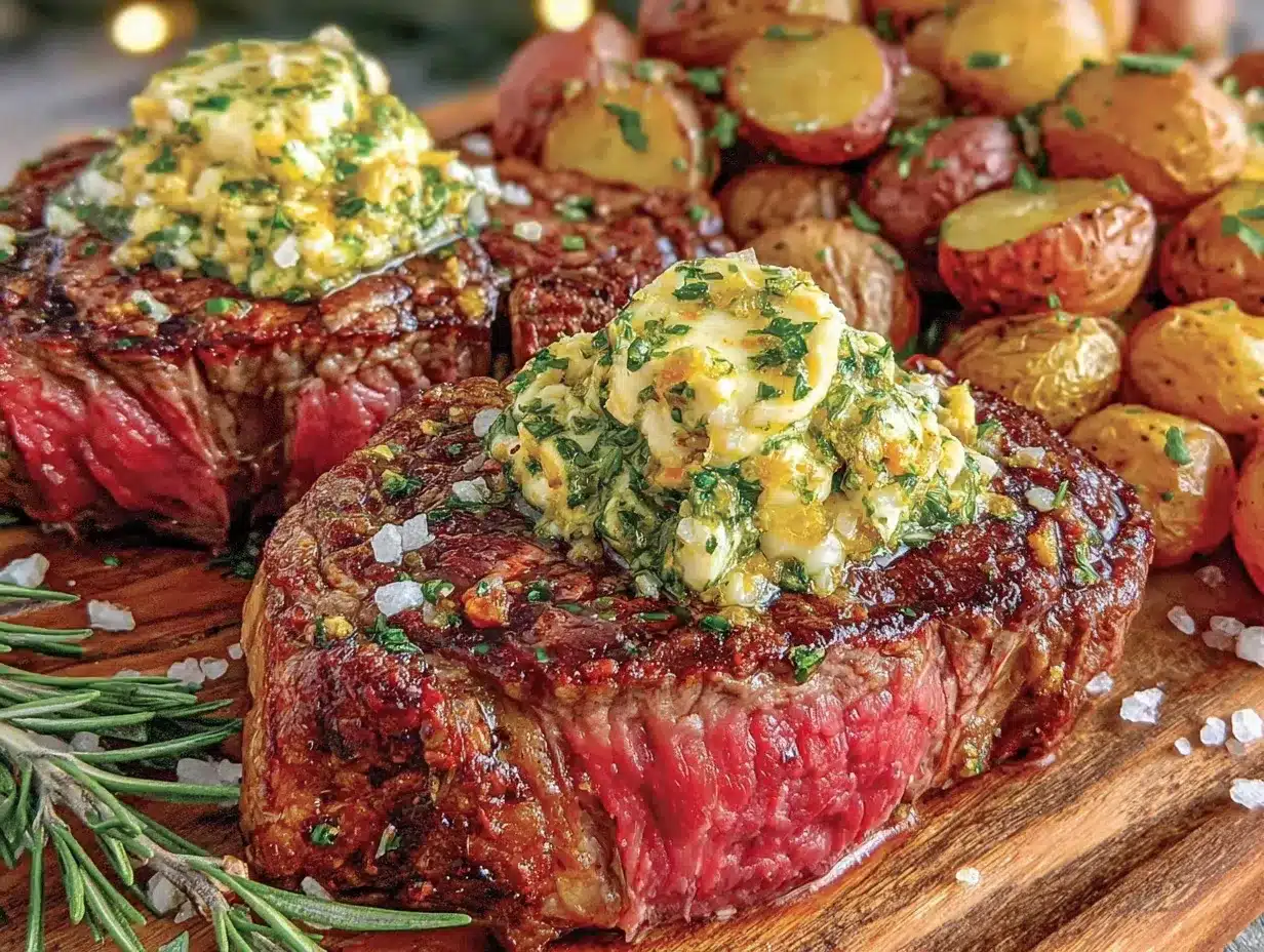 date night steak dinner preparation steps